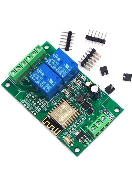 5V/8-80V Güç Kaynağı ESP8266WIFI Çift Kanallı Röle Modülü (Yurt Dışından)