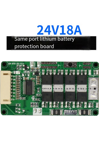 7s 24V18A Aynı Port Lityum Pil Şarj Koruma Kartı Aşırı Akım/gerilim/deşarj Kısa Devre (Yurt Dışından)