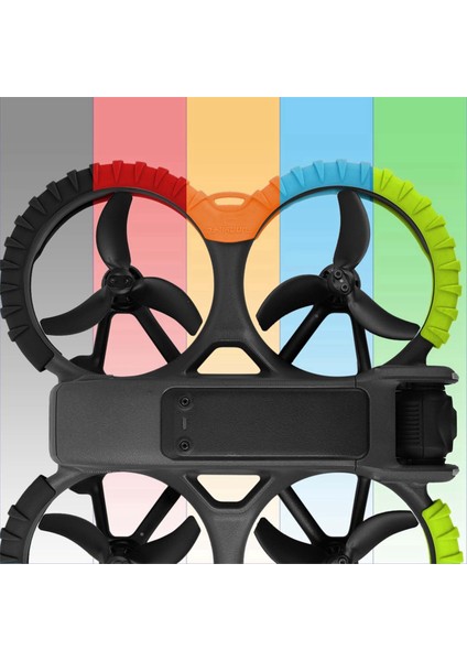 2set Drone Aksesuarları Seti Tampon Halkası ve Arka Koruma Kılıfı, Avata 2, B Için Çarpışma Önleyici Darbe Koruyucusu Içerir (Yurt Dışından)