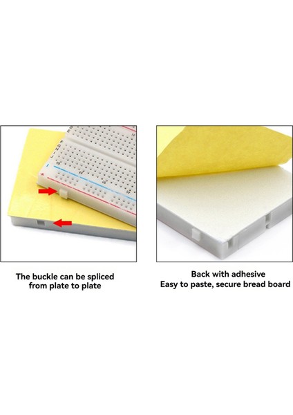 Prototipleme Için 830 Nokta Lehimsiz ve 65 Esnek Bağlantı Kablolu MB102 Breadboard Güç Modülü Kiti (Yurt Dışından)