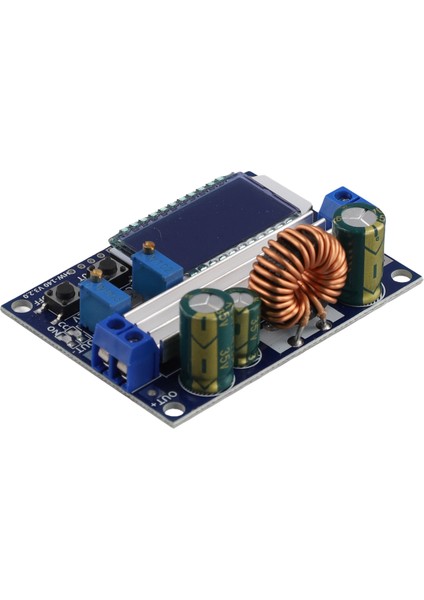 LCD Ekranlı Ayarlanabilir Voltaj Regülatörü Modülü, Çok Yönlü Yükseltme/azaltma Kontrolü, Kendin Yap Leri Için Mükemmel (Yurt Dışından)