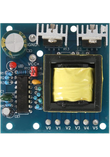 150W Araba Dc 12V Ila Ac 110V 220V 20KHZ Güç Invertörü Şarj Dönüştürücü Güçlendirme Kartı Yüksek Frekans Kare Dalga (Yurt Dışından)