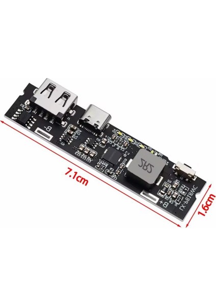 Qc3.0 18W Hızlı Şarj Mobil Güç Modülü Pd Qc Şarj Cihazı Için Göstergeli Çift USB Type-C Şarj (Yurt Dışından)
