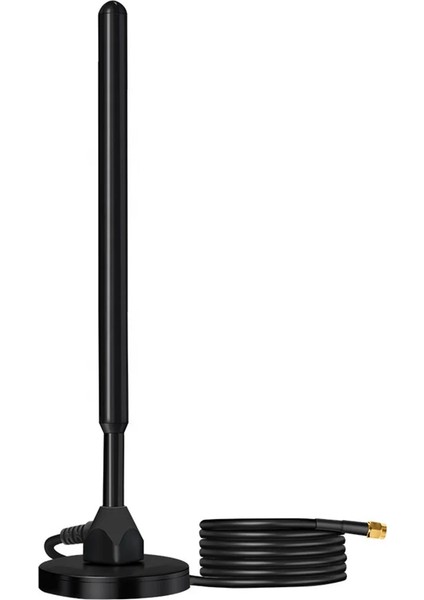 868MHZ 915MHZ Lora Anten Helyum Hotspot Manyetik Taban 38DBI Yüksek Kazançlı Sma Erkek 3 Metre Kablo Bakır Çubuk 800-960MHZ (Yurt Dışından)