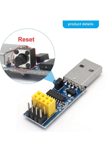 Usb'den ESP8266 Breakout CH340C Esp-01 ESP-01S Prog Wifi Programlayıcı Indirici Adaptörü Sıfırlama Otomatik Indirme Devresi (Yurt Dışından)