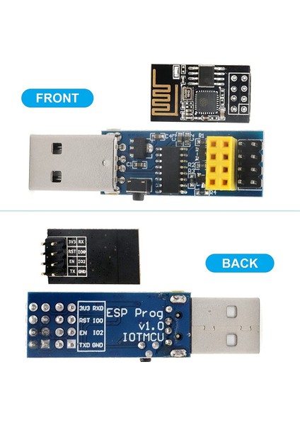 Usb'den ESP8266 Breakout CH340C Esp-01 ESP-01S Prog Wifi Programlayıcı Indirici Adaptörü Sıfırlama Otomatik Indirme Devresi (Yurt Dışından)
