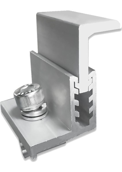 10 Adet Güneş Paneli Montaj Braketi Yan Kelepçe Kiti Ayarlanabilir 30/35/40/45MM Sabitleme Montajı (Yurt Dışından)