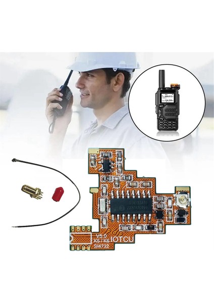 Uv K5 K6 Hf Kısa Dalga Tam Bant Alımı/tek Yan Bant Alımı Için SI4732 V5.0 Fpc Modifikasyon Modülü (Yurt Dışından)
