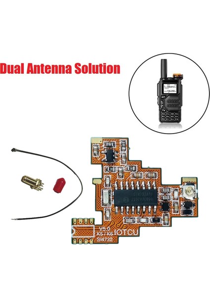 Uv K5 K6 Hf Kısa Dalga Tam Bant Alımı/tek Yan Bant Alımı Için SI4732 V5.0 Fpc Modifikasyon Modülü (Yurt Dışından)