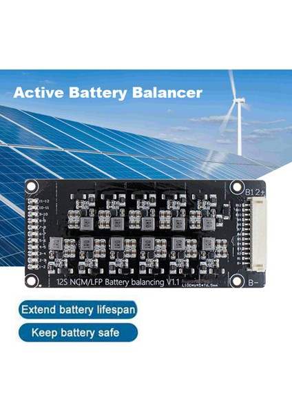 1.2A 12S Aktif Eşitleyici Dengeleyici Li-Ion Lifepo4 Lityum Pil Enerji Transferi Için (Yurt Dışından) fırsatları
