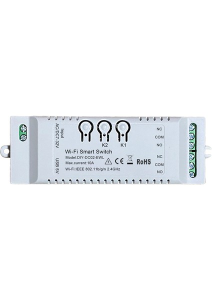 2ch Wifi Akıllı Anahtar Dıy App 7-32V USB 5V 2.4g Ev Otomasyon Modülü Alexa Iftt Için (Yurt Dışından)