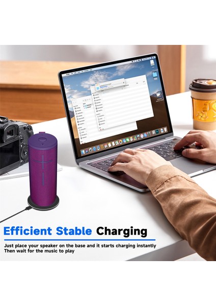 Ue Boom 3/ue Megaboom 3 Şarj Istasyonu Beşiği Tip-C Kablo Hoparlör Şarj Pedi (Yurt Dışından)