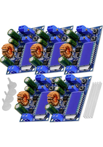 5 x -140 Dc-Dc Buck Boost Güç Dönüştürücü Otomatik Adım Yukarı/aşağı, Volt ve Amper Ölçer LCD Ekran, Voltaj (Yurt Dışından)