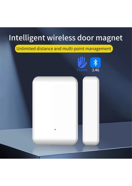 2.4ghz Kablosuz Ttlock Kapı Sensörü Temas Algılama Açık Kapalı Durumu Uygulama Akıllı Kilitlerle Çalışır (Yurt Dışından)