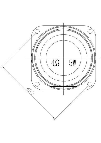 2 Adet 1.5 Inç Ses Hoparlörü 4ω 5W 40MM Bas Multimedya Hoparlör Dıy Ses Mini Sabitleme Deliği ile (Yurt Dışından)
