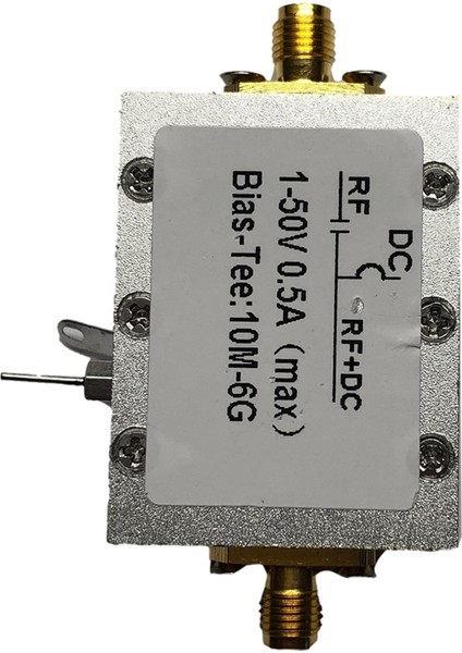 Rf Engelleyici Önyargı Koaksiyel Besleme T 10MHZ-6GHZ Geniş Bant Radyo Frekansı Mikrodalga Anten Analizörü (Yurt Dışından) indirimleri