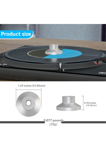 Kayıt Ağırlık Kelepçesi Ses Lp Vinil Pikaplar Disk Sabitleyici Pikap Hifi Siyah (Yurt Dışından) indirimleri