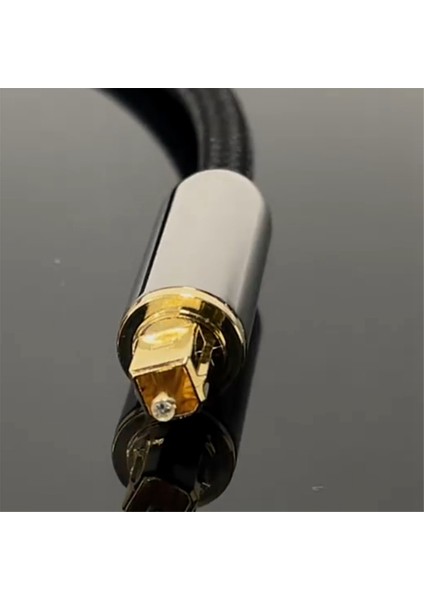 Optik Fiber Kablo Ayırıcı 2'si 1 Arada Toslink Dönüştürücü Hdtv DVD Dijital Tv Ses Çubuğu Amplifikatörü, Altın Kaplamalı Port (Yurt Dışından)