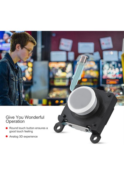 2000 Psv Yedek Parçası Için 3D Analog Joystick Kontrol Cihazı Başparmak Çubuğu Salıncak Modülü - Beyaz (Yurt Dışından)
