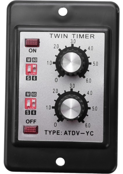 Açık Kapalı Ikili Röle Düğme Kontrol Zaman Anahtarı Atdv- 6S-60M Kartı Ac 110/220V Elektrik Erişimi (AC110/220V) (Yurt Dışından) modelleri
