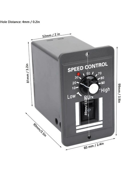 Dc 12V 24V 36V 48V 10A Pwm Motor Hız Kontrol Cihazı Tersinir Anahtar Regülatör Kontrolü Ileri Dönüş Durdurma (Yurt Dışından)