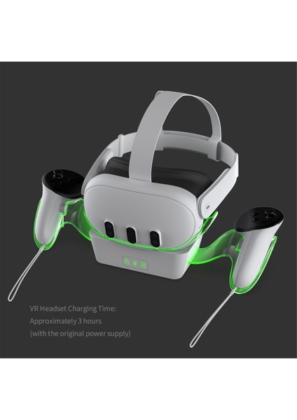 3, Rgb Şarj Istasyonu Kontrol Cihazı Pil Paketi Vr Aksesuarları Için Kablosuz Şarj Istasyonu (Yurt Dışından) indirimleri