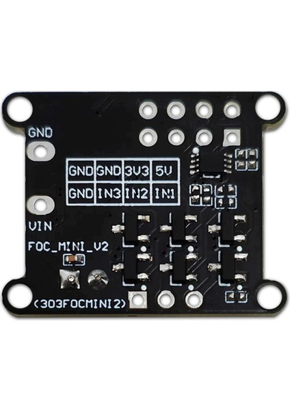 Dc Fırçasız Motor Sürücü Kartı Foc Kontrol Svpwm 10-24V Modülü Basit Mini Değiştirin (Yurt Dışından)