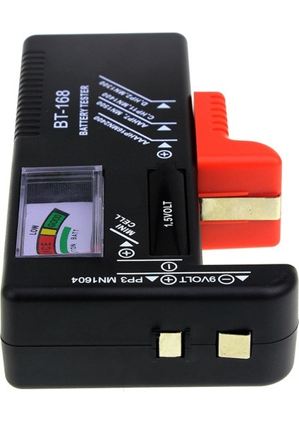 BT-168 AA/AAA/C/D/9V/1.5V Piller Evrensel Düğme Hücre Pil Renk Kodlu Metre Volt Test Cihazı Kontrol Cihazı BT168 (Yurt Dışından) fırsatları
