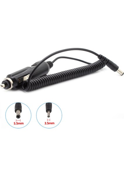 Dc 12V Araç Şarj Cihazı Güç Kablosu Evrensel 5.5x2.1mm Çakmak Için Dahili 3A Sigorta Gösterge Işığı ile (Yurt Dışından)
