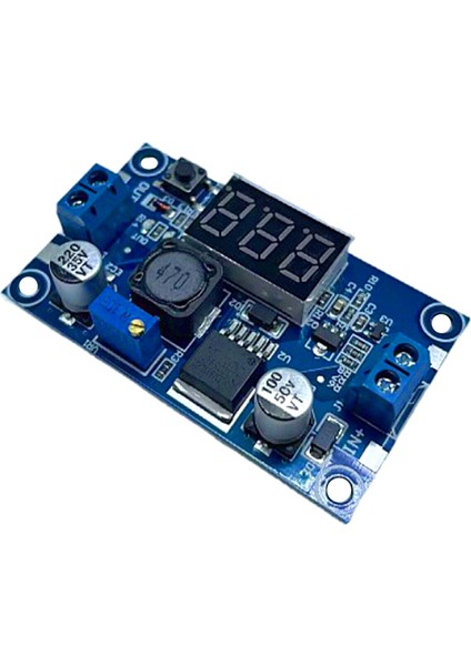 Dc Ayarlanabilir Konvertör Voltaj Regülatörü LED Ekran Voltmetre 4.0-40 Ila 1.3-37V Güç Adaptörü (Yurt Dışından)