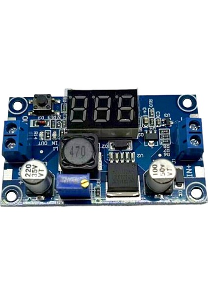 Dc Ayarlanabilir Konvertör Voltaj Regülatörü LED Ekran Voltmetre 4.0-40 Ila 1.3-37V Güç Adaptörü (Yurt Dışından)
