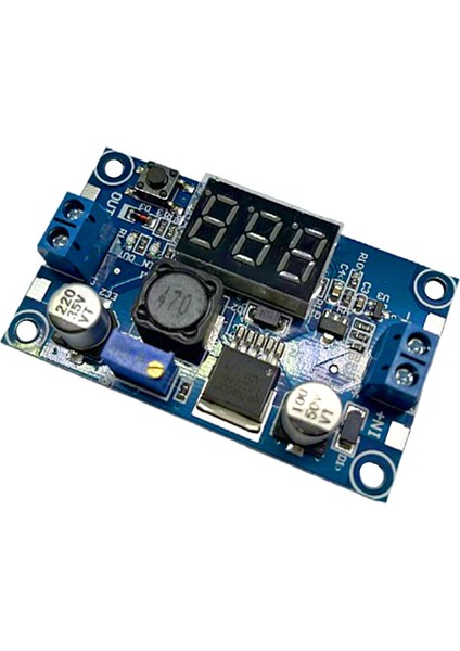 Dc Ayarlanabilir Konvertör Voltaj Regülatörü LED Ekran Voltmetre 4.0-40 Ila 1.3-37V Güç Adaptörü (Yurt Dışından)