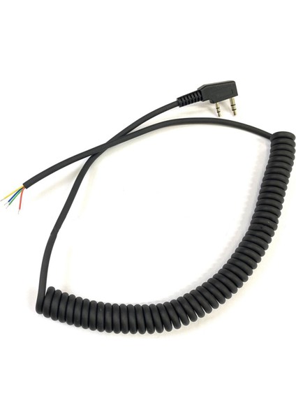 Walkie Talkie Mikrofon Kablosu Yedek K-Plug Mikrofon Aksesuarları Dıy Evrensel (Yurt Dışından)