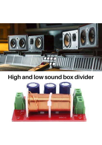 400W Hoparlör Geçişi 2 Yollu Yüksek-Düşük 4-16 Ohm Frekans Bölücü (Yurt Dışından)