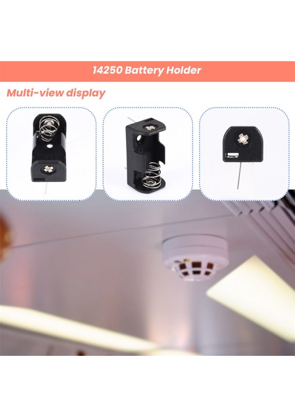 5X1/2AA 14250 Pil Depolama Klipsi Kutusu Kasa Tutucu 3.6V Pcb Pin Lehim Ucu ile (Yurt Dışından)