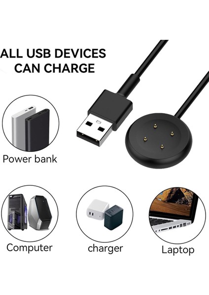 Pixel Watch Şarj Cihazı, Şarj Cihazı Lte Için 2 Paket Usb-A + Type-C Şarj Kablosu (Yurt Dışından)