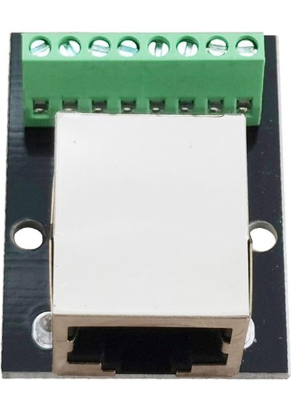 4 Adet RJ45 Ethernet Dişi Soket Konnektörü Breakout Kartı, 2.54MM Kart Korumalı Ağ Adaptörü Terminali (Yurt Dışından)