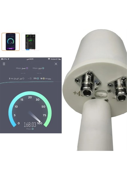 Mesh Çift Polarizasyon 5g Anten Besleme Boynuzu 1700-4200MHZ Wifi 3g 4g Parabolik Çanak Yansıtıcı 2x 32DBI Sadece (Yurt Dışından) fırsatları