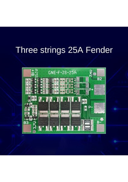 3s 12V 25A Koruma Kartı Lityum Pil Şarj Cihazı Power Enhance Pcb ile (Yurt Dışından)