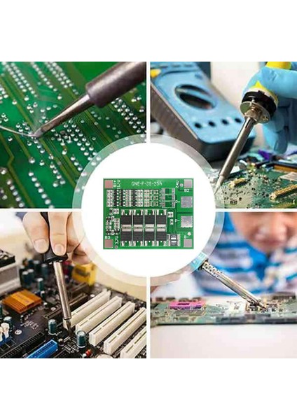 3s 12V 25A Koruma Kartı Lityum Pil Şarj Cihazı Power Enhance Pcb ile (Yurt Dışından)