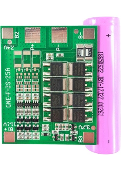 3s 12V 25A Koruma Kartı Lityum Pil Şarj Cihazı Power Enhance Pcb ile (Yurt Dışından)
