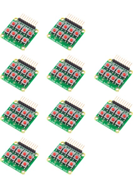 2x4 Tuş Takımı 4x2 8 Basmalı Düğmeler V1.00 Klavye Matris Klavye Düğmesi Avr Pıc Modülü Için Yeni (Yurt Dışından)