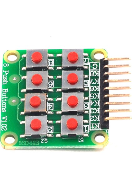 2x4 Tuş Takımı 4x2 8 Basmalı Düğmeler V1.00 Klavye Matris Klavye Düğmesi Avr Pıc Modülü Için Yeni (Yurt Dışından)