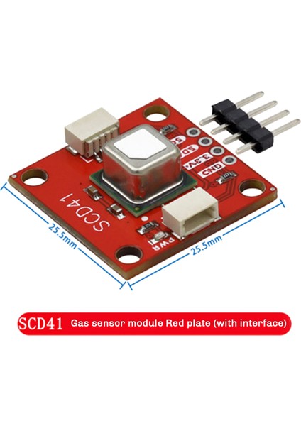 SCD41 Gaz Sensörü Modülü, Bir I2C Iletişiminde Co2 Karbondioksit Sıcaklığını ve Nemini Algılar (Yurt Dışından)