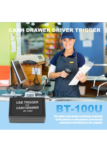BT-100U USB Arayüzlü Nakit Çekmece Sürücü Tetiği (Yurt Dışından)