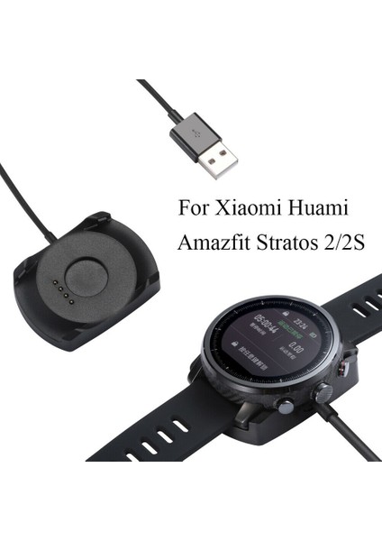 USB Hızlı Şarj Kablosu Dock Standı Huami 2 Stratos Pace 2s Için Cradle (Yurt Dışından)