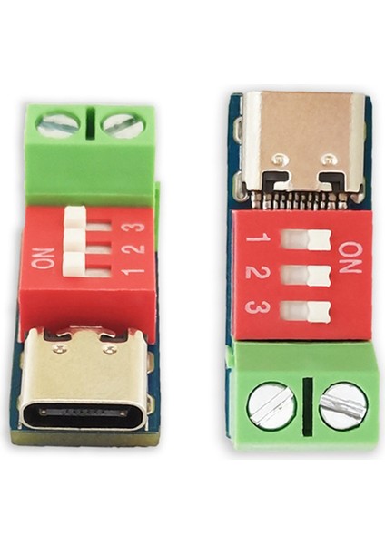 1 Adet Tip-C Pd Qc Tetik 5V-20V Dc Ayarlanabilir Voltaj Güç Modülü Kadran Ayarı Hızlı Şarj Aldatmacası (Yurt Dışından) fiyatları