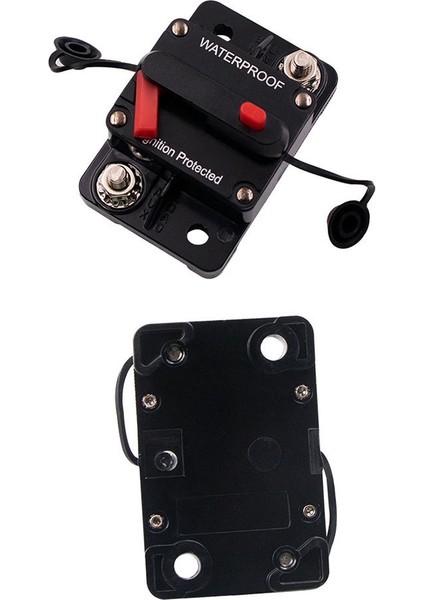 80A Amp Devre Kesici Sigorta Sıfırlama 12-24V Dc Araba Tekne Otomatik Su Geçirmez Kutu Sigortalar (Yurt Dışından)