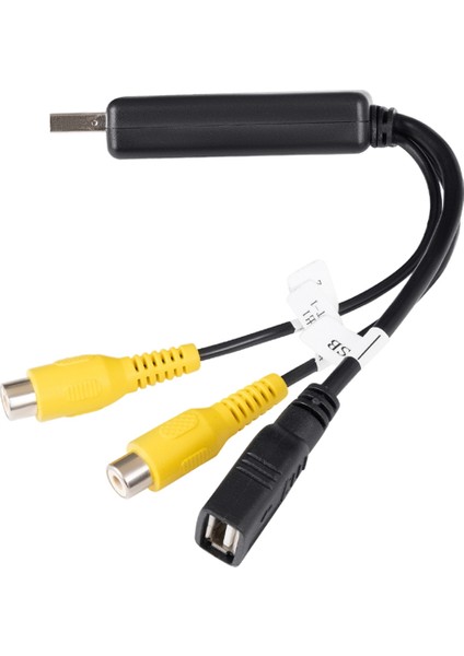 Android Sistem Için USB Arayüzü Video Çıkış Adaptörü Araba Radyo Multimedya Oynatıcısı Av Çıkışı Bağlantısı (Yurt Dışından)