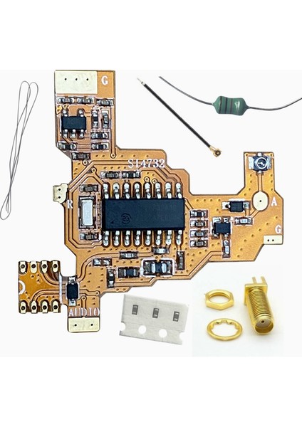 SI4732 Çip ve Kristal Osilatör Bileşen Modifikasyon Modülü Uvk5/k6 Plus Fpc Sürümü Uv-K5 Uv-K6 (Yurt Dışından)